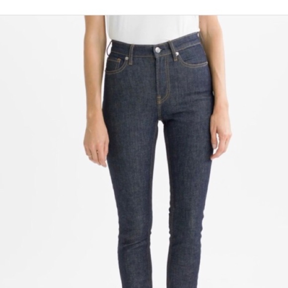 Everlane Dark Wash Straight Skinny Jean 30